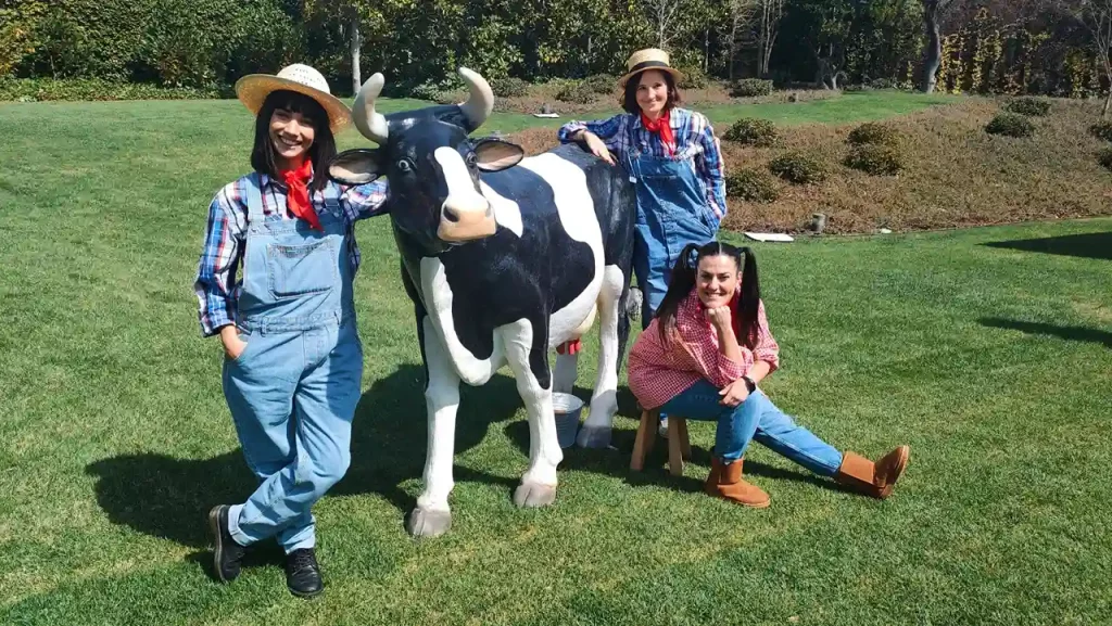 Eventos lúdicos y sostenibles 3 Evento Sostenible Vacas Ordeñables