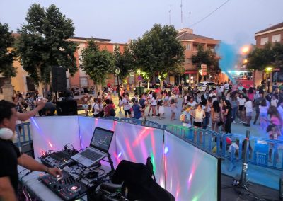 Dj evento animacion plaza publica