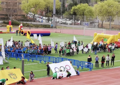 Evento deportivo infantil colegios